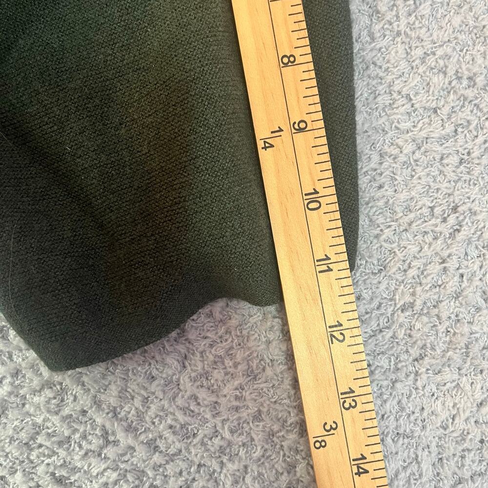 Pure Jill Forrest green pocket sweater cotton/viscose/silk/wool blend size L - Picture 8 of 8